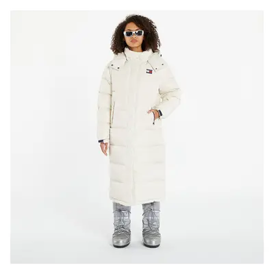 Kabát TOMMY JEANS Alaska Long Puffer Beige