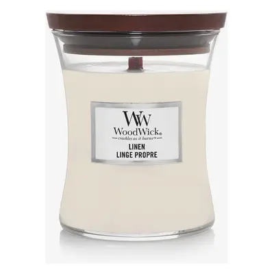 WoodWick Medium Hourglass Candle - Linen