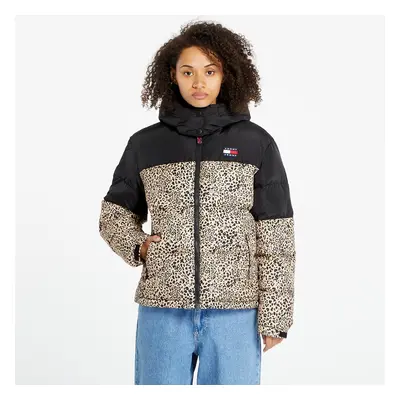 Kabát TOMMY JEANS Leo Alaska Puffer Beige