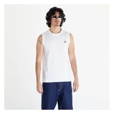 FRED PERRY Crew Neck Vest White