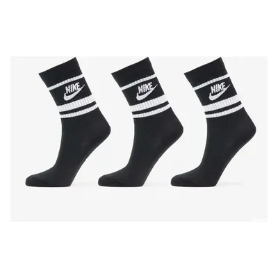 Nike NSW Everyday Essential Crew Socks 3-Pack Black/ White