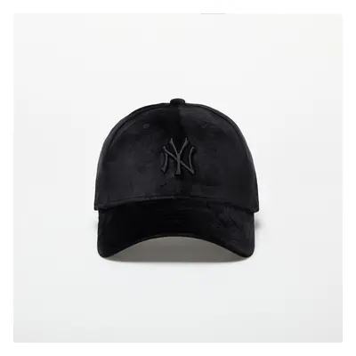 Baseball sapka New Era New York Yankees MLB Womens Velour Midi 9FORTY Adjustable Cap Black/ Blac