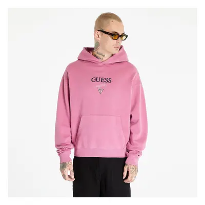 Pulóver GUESS Baker Logo Hoodie Distressed Damson Mu