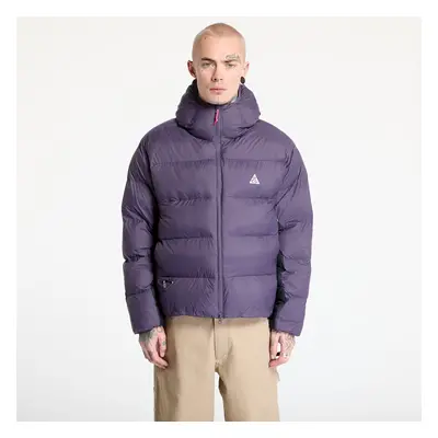 Kabát Nike ACG "Lunar Lake" Puffer Men's Therma-FIT ADV Loose Hooded Jacket Dark Raisin/ Black/ 