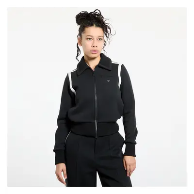 Pulóver adidas Premium Collared Track Top Black