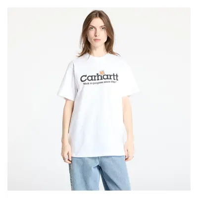 Póló Carhartt WIP S/S Label Script T-Shirt UNISEX White