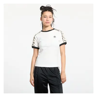 Póló adidas Leopard Stripe T-Shirt Wonder White