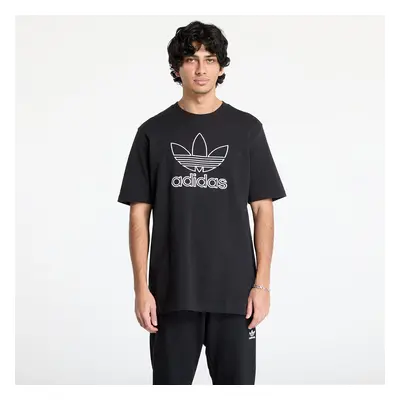 Póló adidas Adicolor Outline Trefoil Tee Black