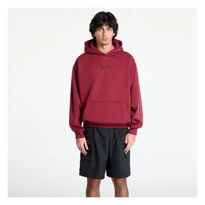 Pulóver Karl Kani Small Signature Essential OS Hoodie Dark Red