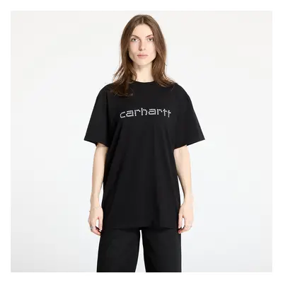 Póló Carhartt WIP Rivet Script T-Shirt UNISEX Black