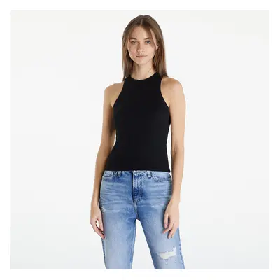 Top Urban Classics Ladies Racer Back Rib Top Black