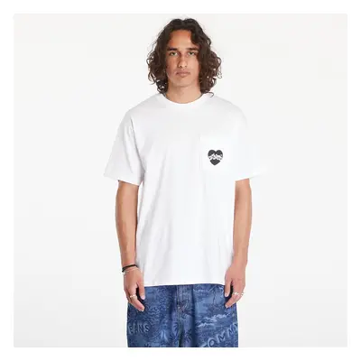 Póló Carhartt WIP Short Sleeve Amour Pocket T-Shirt UNISEX White/ Black