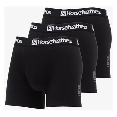 Horsefeathers Dynasty 3-Pack Boxer Shorts Black