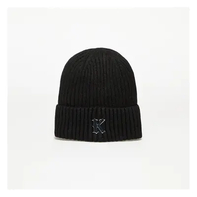 Kalap Karl Kani Silver Pin Beanie Black