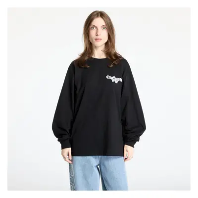 Póló Carhartt WIP L/S Chain Link T-Shirt UNISEX Black/ Silver