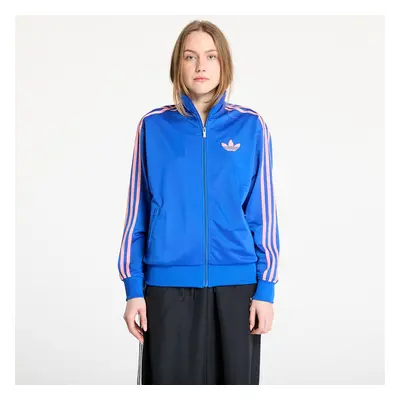 Pulóver adidas Firebird Adicolor Classic Loose Tracktop Blue/ Semi Pink Spark