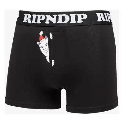 RIPNDIP Peeking Santa Nerm Boxers 1-Pack Black