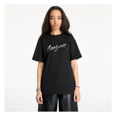 Póló Carhartt WIP S/S Drip Script T-Shirt UNISEX Black