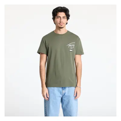 Póló Tommy Jeans Regular Tommy Signature Tee Green