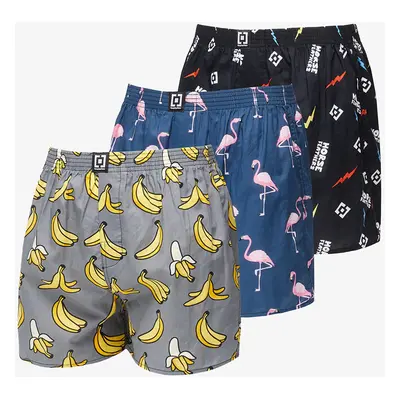 Alsónadrág Horsefeathers Manny Boxer Shorts Grey/ Bananas Print