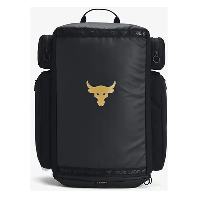 Hátizsák Under Armour Project Rock Duffle Backpack Black/ Black/ Metallic Gold