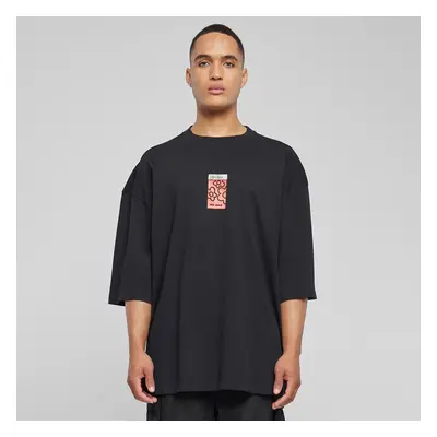 Póló Urban Classics Puffer Peace Huge Tee Black