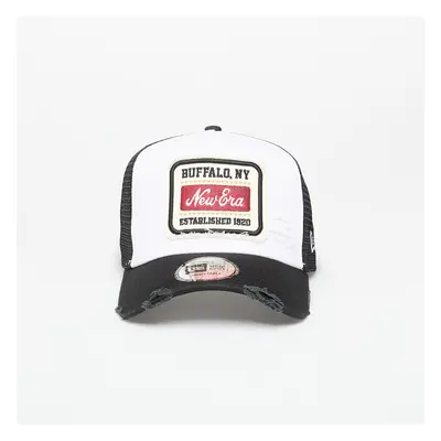 Baseball sapka New Era 9FORTY Patch Distressed A-Frame Trucker Adjustable Cap White/ Black