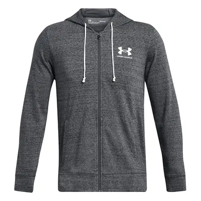 Pulóver Under Armour Rival Terry Lc Fz Pitch Gray Full Heather