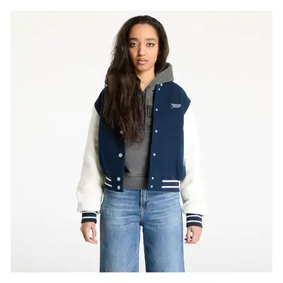 Kabát Tommy Jeans Wool Varsity Bomber Jacket Blue