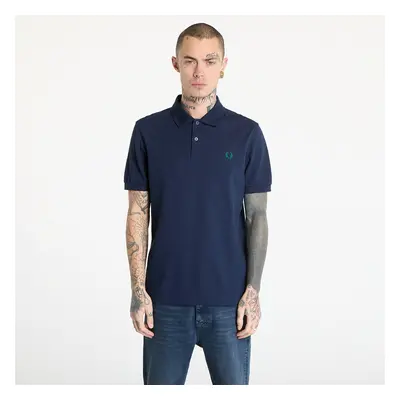 Póló FRED PERRY The Fred Perry Shirt Dark Carbon/ Label Green