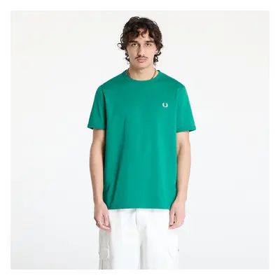 Póló FRED PERRY Ringer T-Shirt Label Green