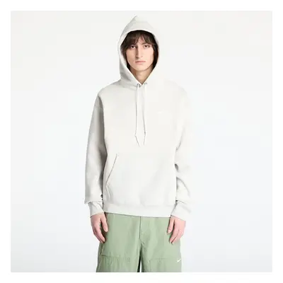 Pulóver Nike Solo Swoosh Men's Fleece Pullover Hoodie Light Bone/ White