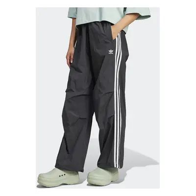 Nadrágok adidas Stripes Parachute Pants Black