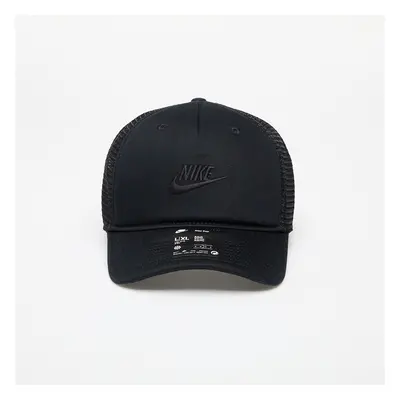 Baseball sapka Nike Rise Cap Structured Trucker Cap Black/ Black/ Black