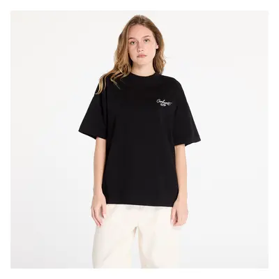 Póló Carhartt WIP S/S Signature Script T-Shirt UNISEX Black/ Wax