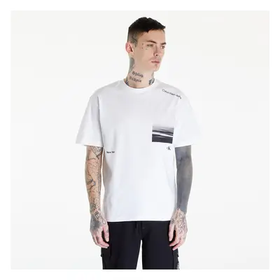 Póló Calvin Klein Jeans Serenity Back Graphic White