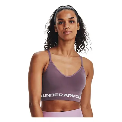 Melltartó Under Armour Seamless Low Long Bra Misty Purple