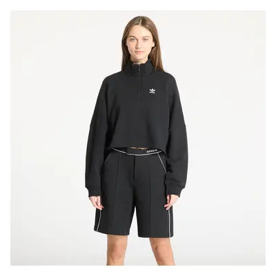 Pulóver adidas Essentials French Terry Half Zip Sweatshirt Black