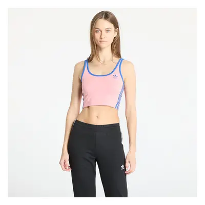 adidas Adicolor Stripes Bra Top Semi Pink Spark/ Blue