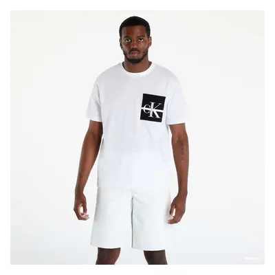 Póló CALVIN KLEIN JEANS Stripe Colorblock T-Shirt White