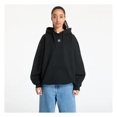 Pulóver adidas Essentials Loose French Terry Hoodie Black