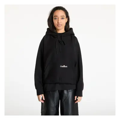 Pulóver Carhartt WIP Hooded Label Script Sweat UNISEX Black