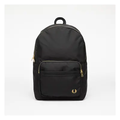 FRED PERRY Textured Nylon Backpack Black