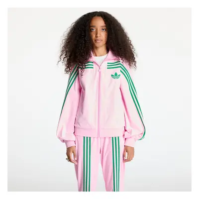 Pulóver adidas Velour Track Top True Pink