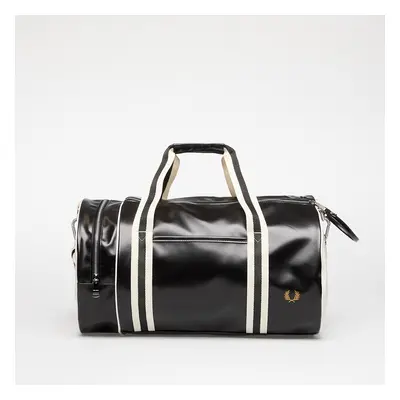 FRED PERRY Classic Barrel Bag Black/ Ecru