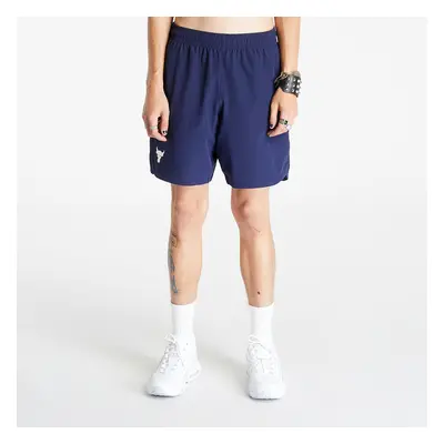 Sort Under Armour Project Rock Woven Shorts Midnight Navy/ White