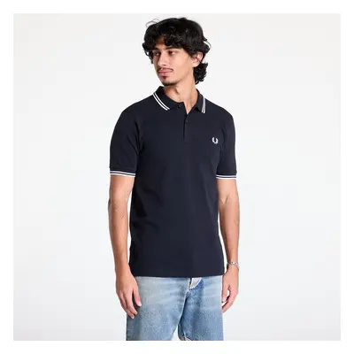 Póló FRED PERRY The Twin Tipped Fp Shirt Navy/ White