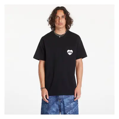 Póló Carhartt WIP Short Sleeve Amour Pocket T-Shirt UNISEX Black/ White