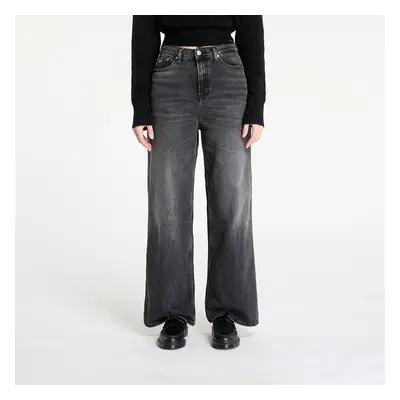 Nadrágok Tommy Jeans Claire High Rise Wide Jeans Denim Black