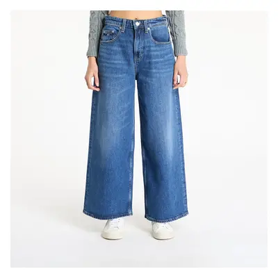 Nadrágok Tommy Jeans Charlie Mid Loose Wide Jeans Denim